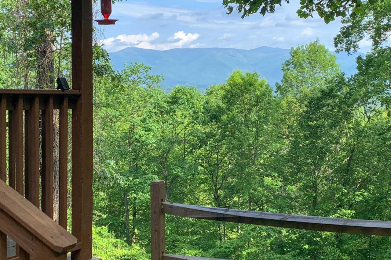 Cozy Cabin With Hot Tub And Smoky Mountain Views! Villa Bryson City Exterior foto